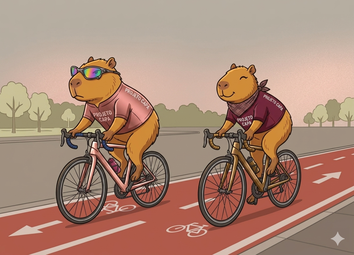 Pedal das Capi na ciclo